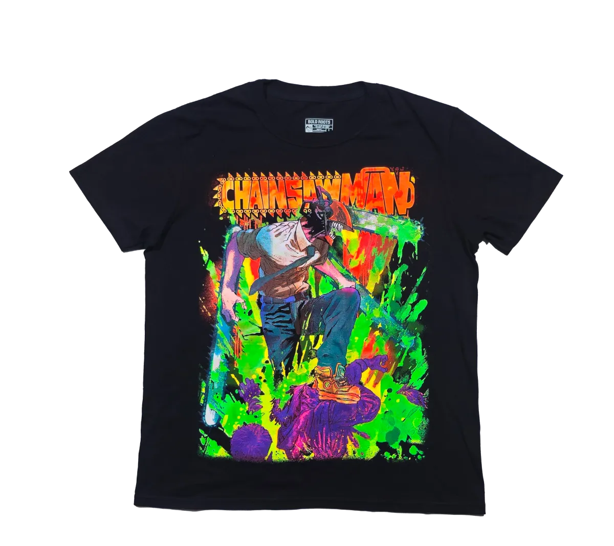 CHAINSAWMAN-LIMITED EDITION NEON UV-ACTIVE TEE