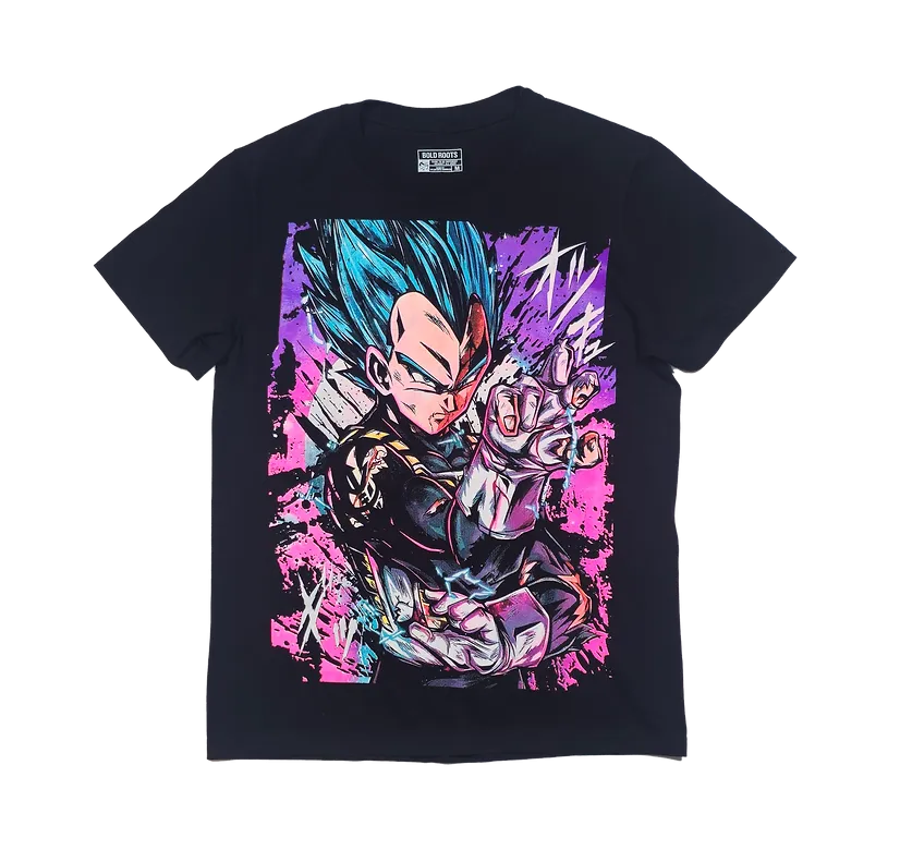 Vegeta All the Way -LIMITED EDITION NEON UV-ACTIVE TEE