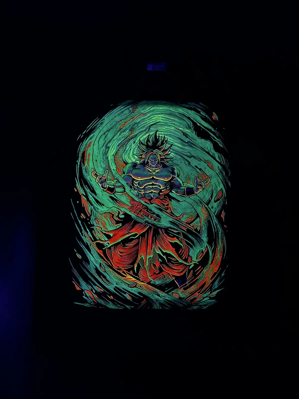 Broly Saiyan God-LIMITED EDITION NEON UV-ACTIVE TEE